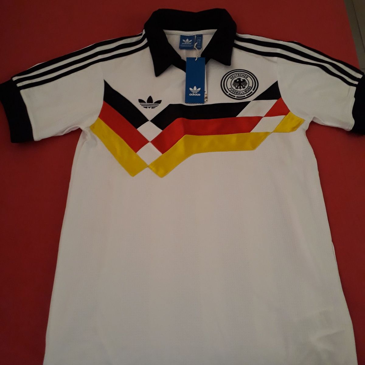 camisa adidas alemanha retrô 1990
