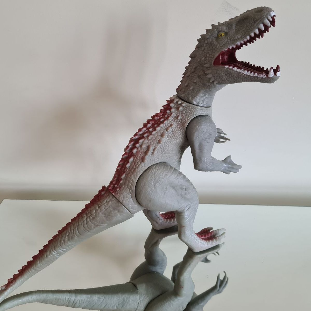 Dinossauro Furious Rex Grande 62cm Com Som + Grátis Tiranossauro