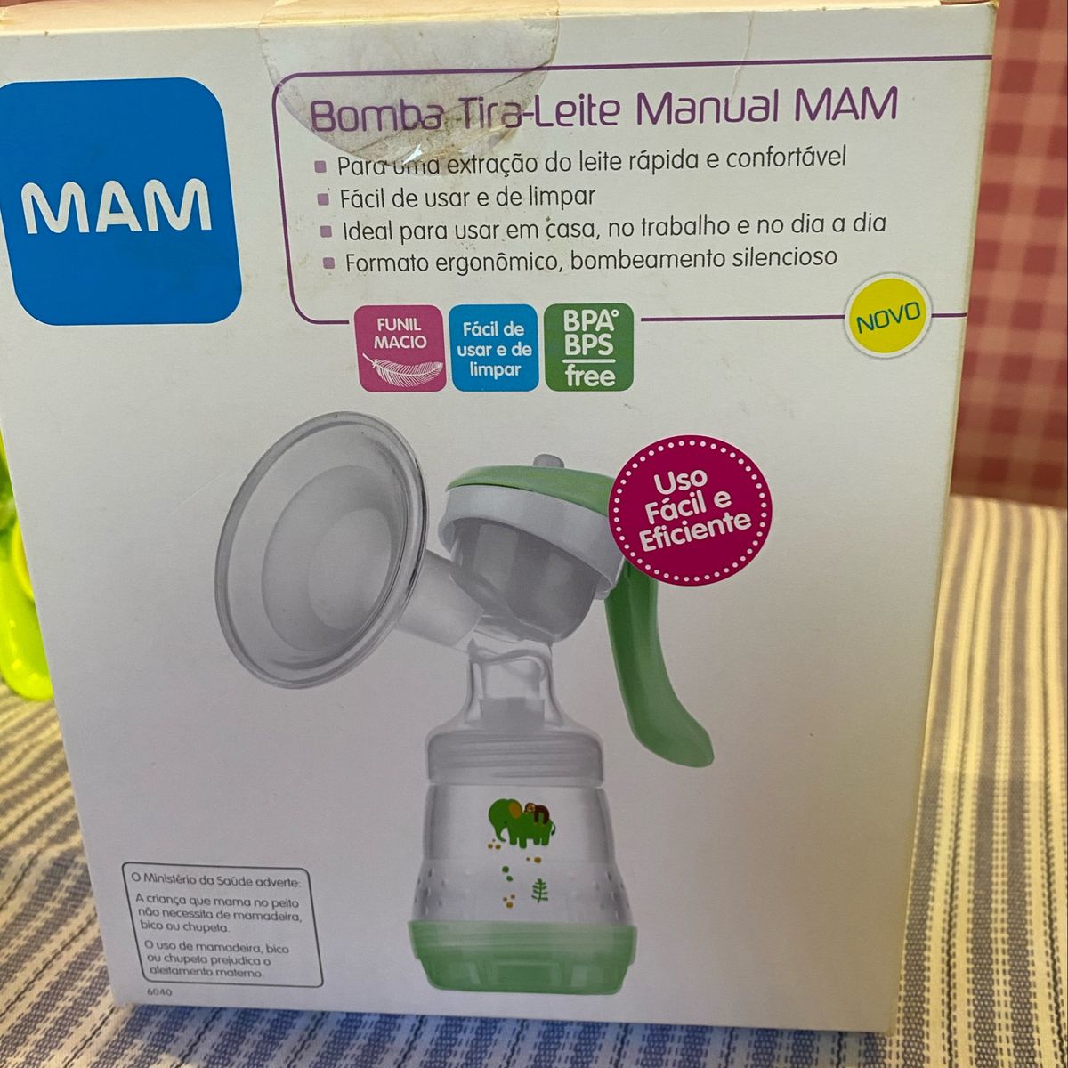 Bomba Tira Leite Materno Manual Mam 6040