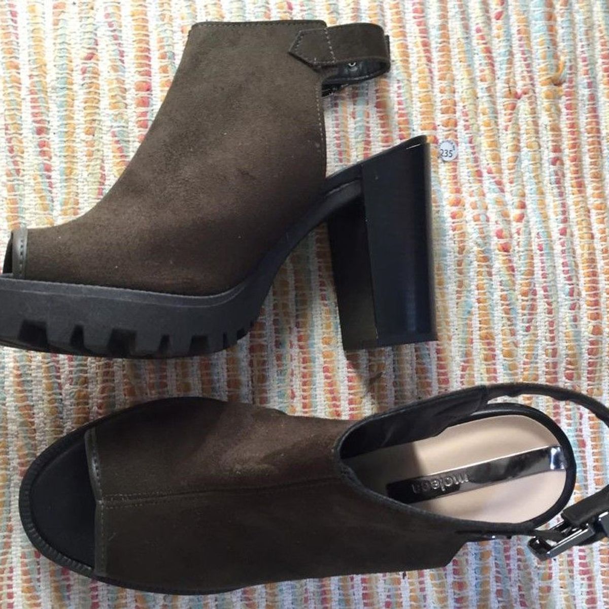 sandalia open boot tratorada