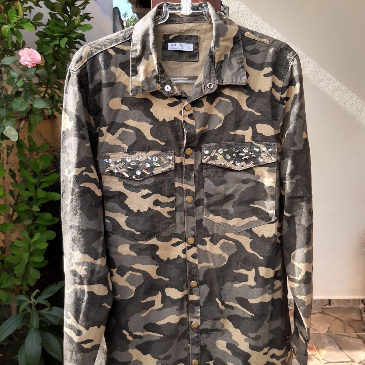 casaco camuflado feminino renner