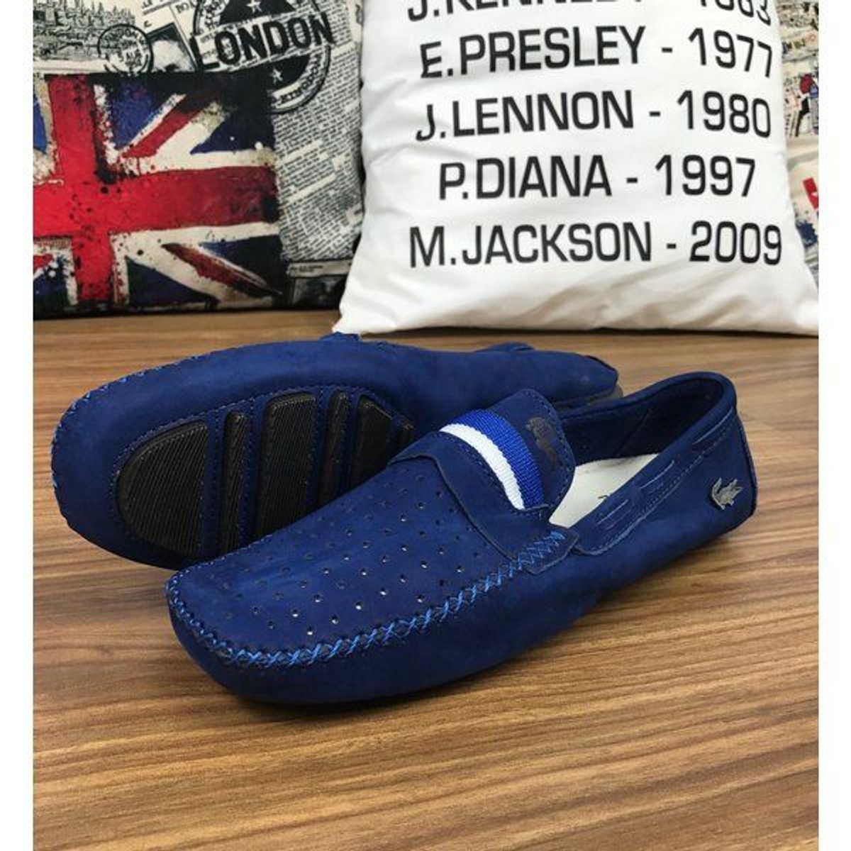 sapato masculino azul royal