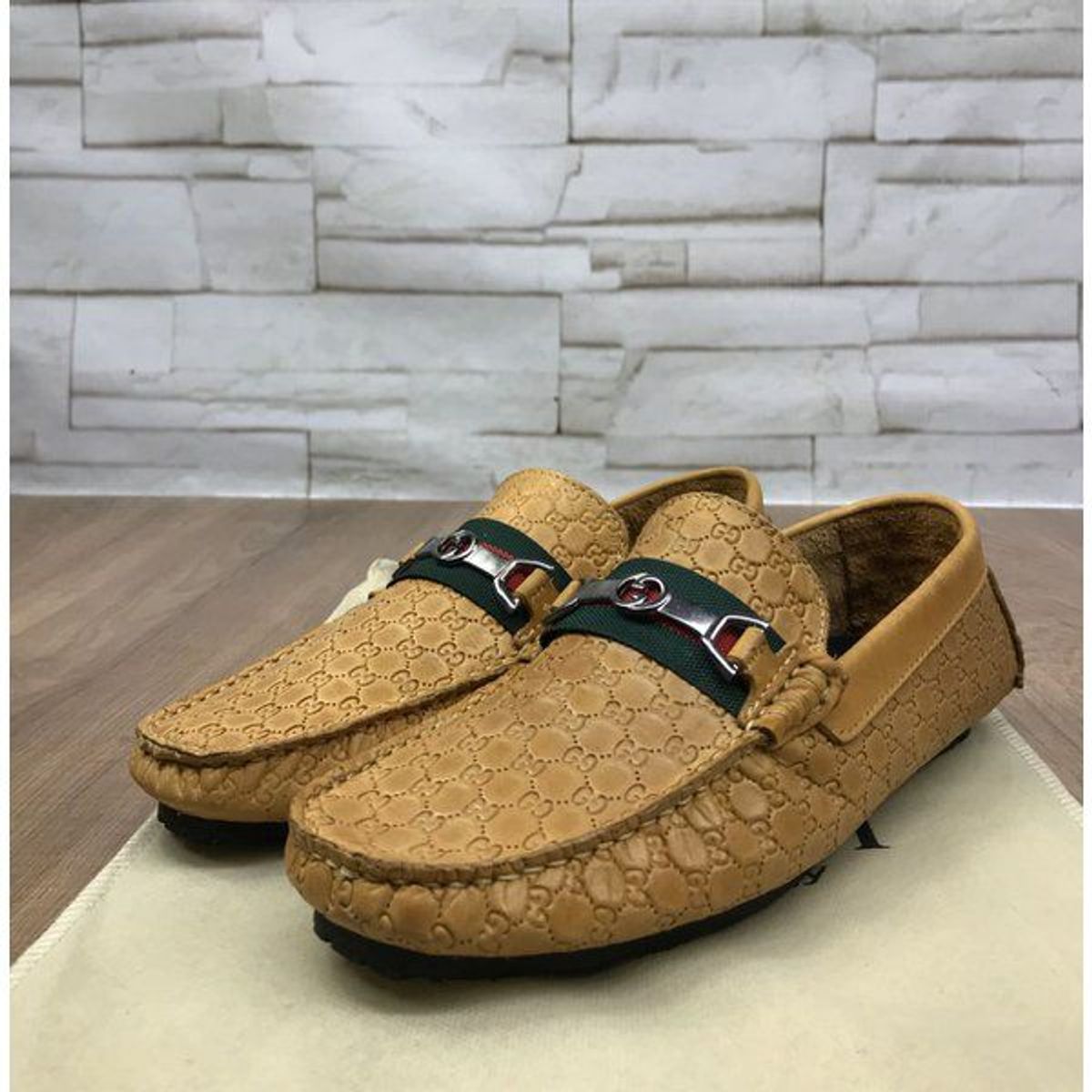 mocassim caramelo masculino