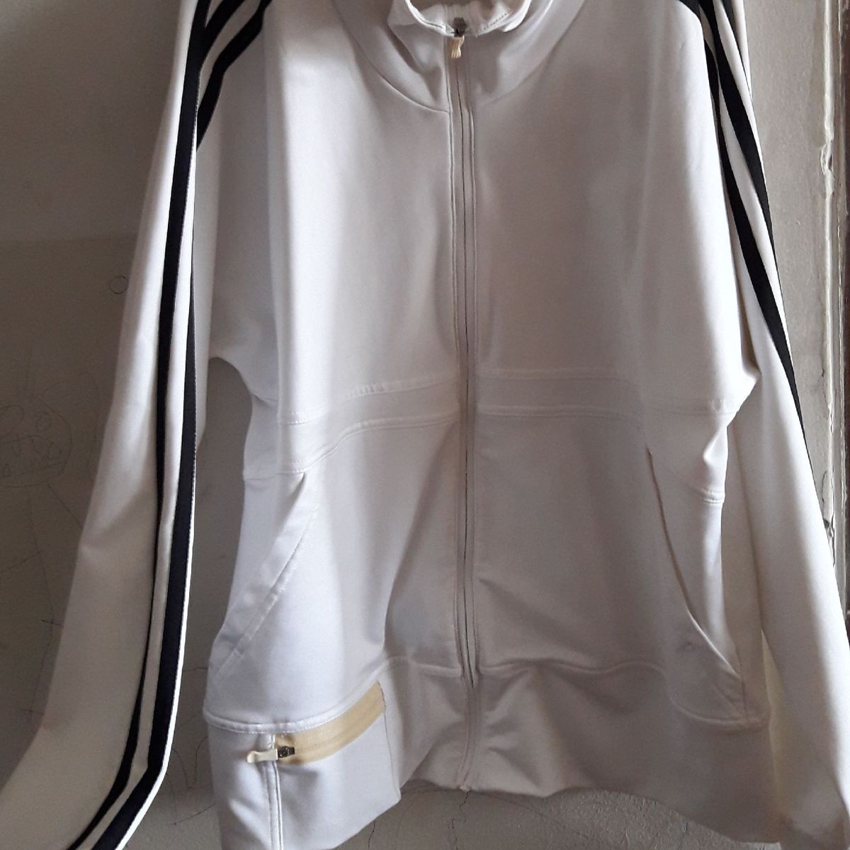 jaqueta adidas branca