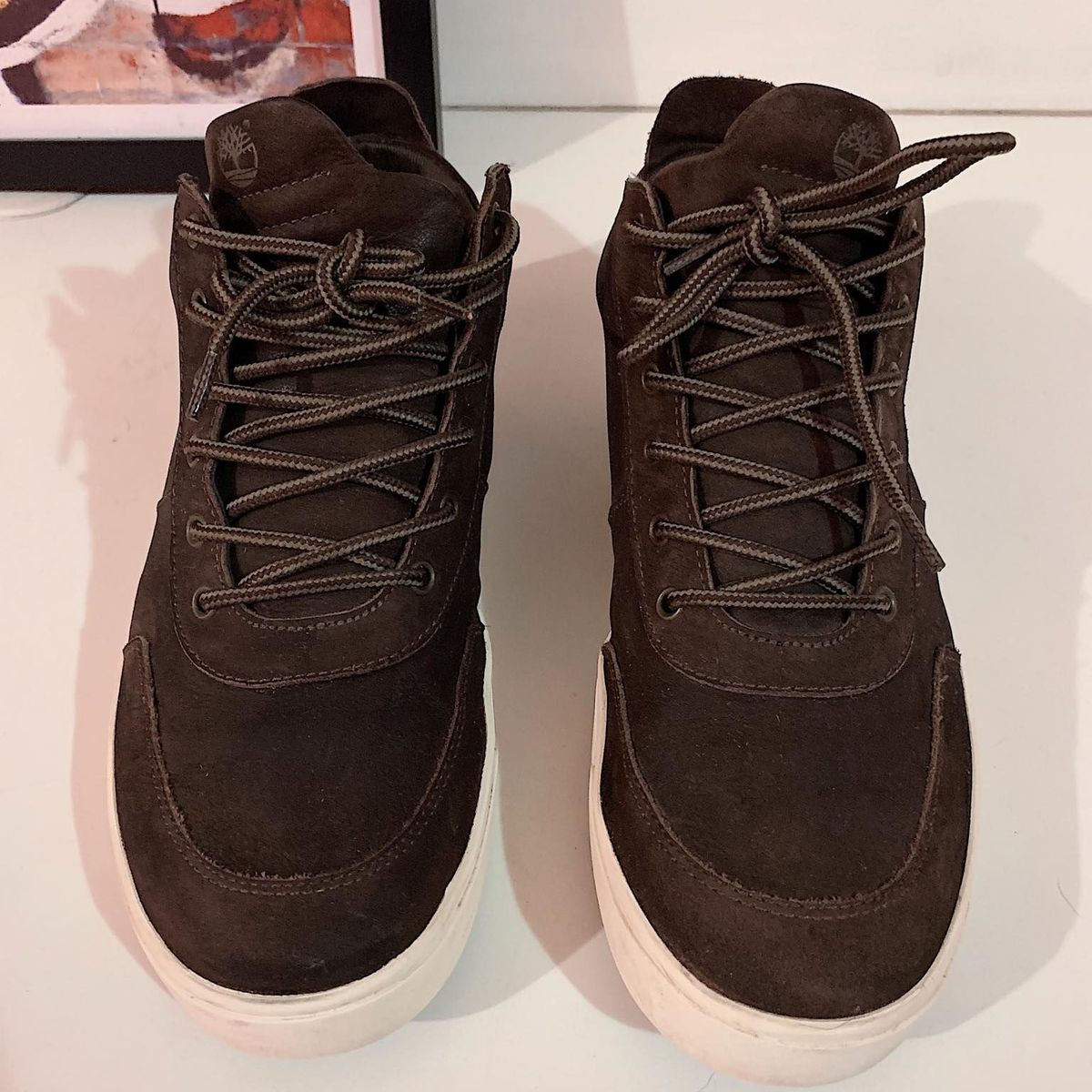 tênis couro timberland traveller