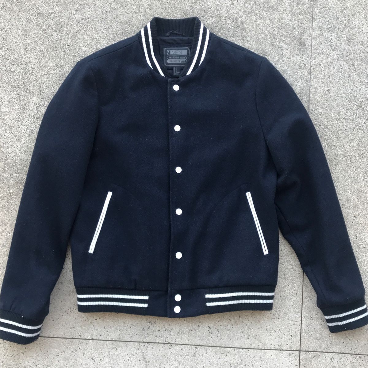 jaqueta bomber college masculina