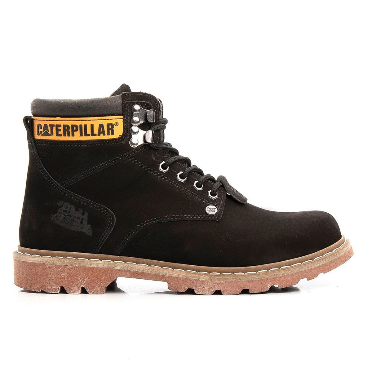 botas masculinas caterpillar preta