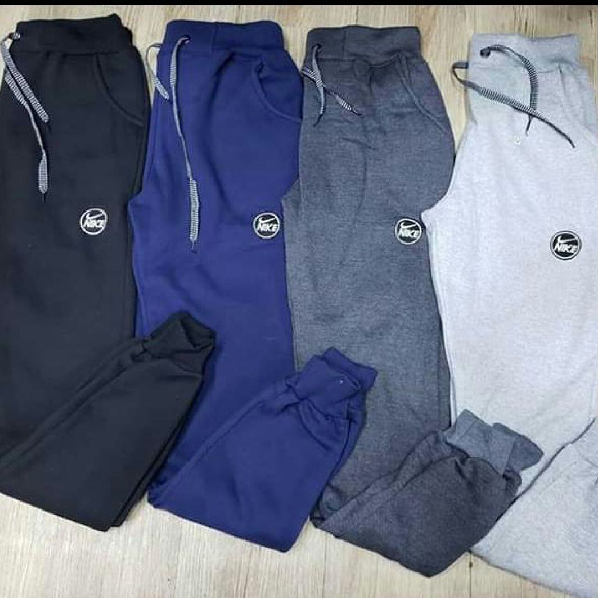 calça moletom nike masculina cinza