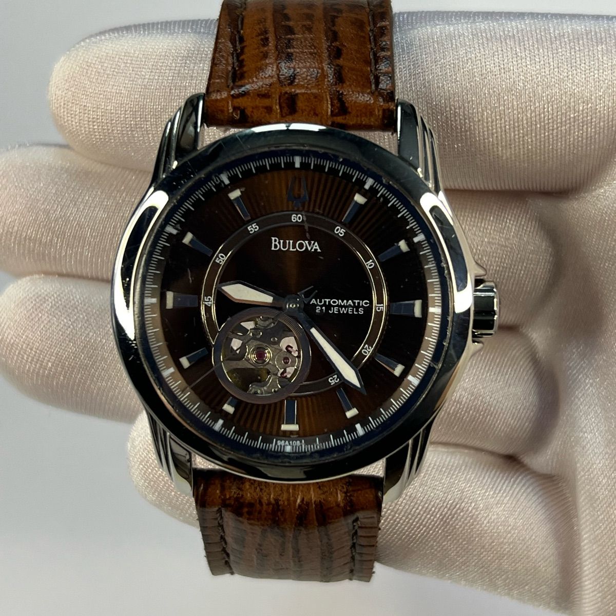 Bulova Bva 96a108 Relogio Original Mostrador Estilo Skeleton Relogio Masculino Seiko Omega Casio Tissot Orient Citizen Usado 108343393 enjoei