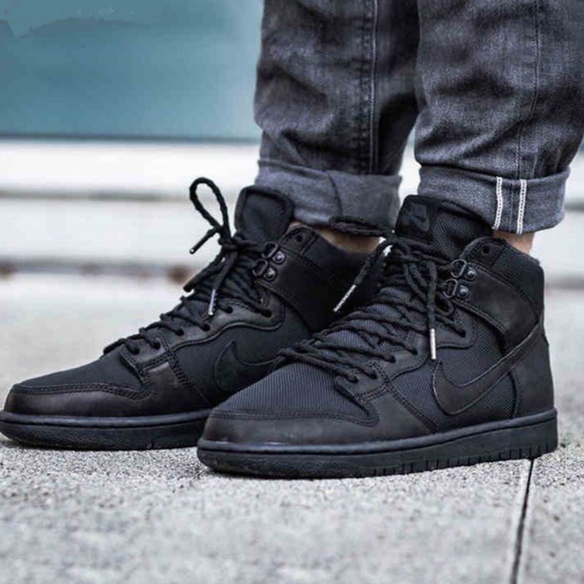 nike botinha preto