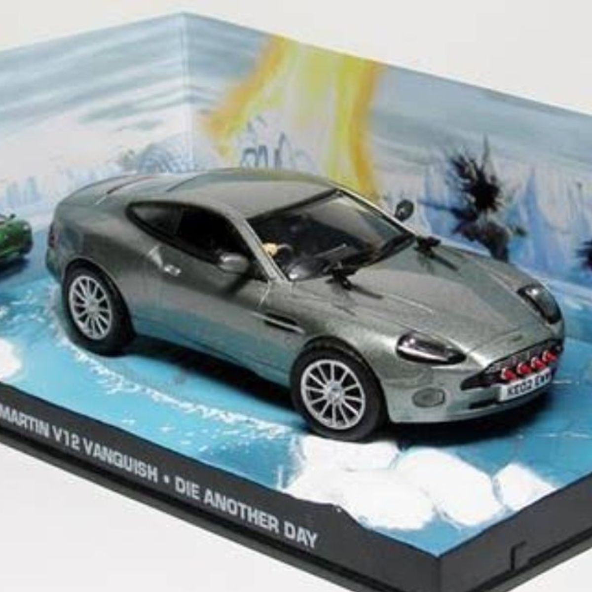 Carro Miniatura Aston Martin V12 Vanquish da Coleção James Bond
