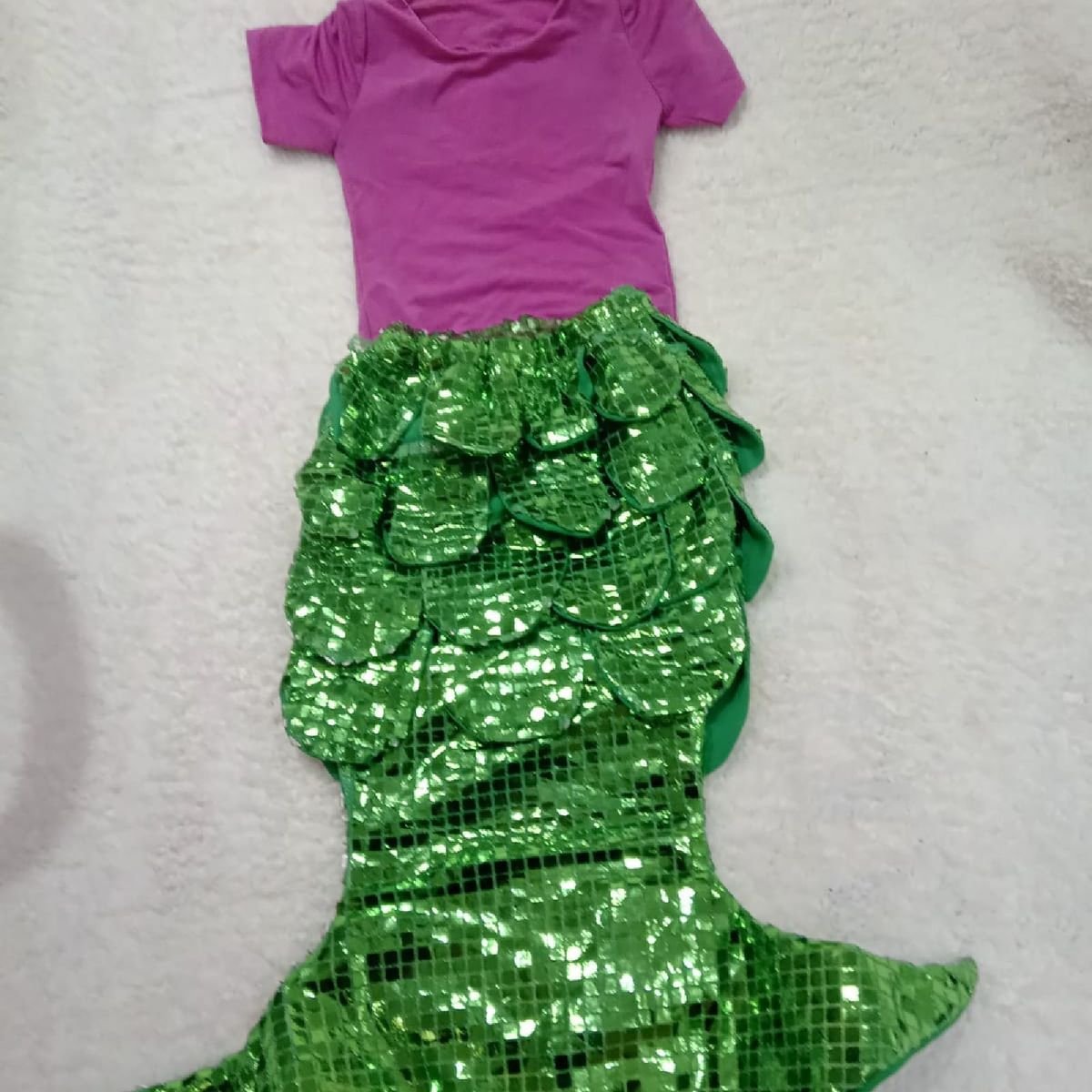 Body Pequena Sereia, Roupa Infantil para Bebê Usado 85938999