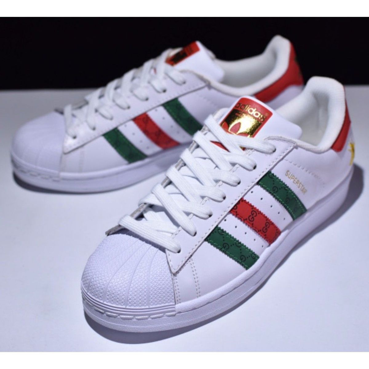 tenis adidas gucci branco