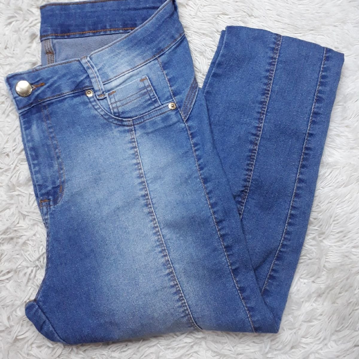 Calça Mom Jeans  Calça Feminina Top Jeans Nunca Usado 77697670