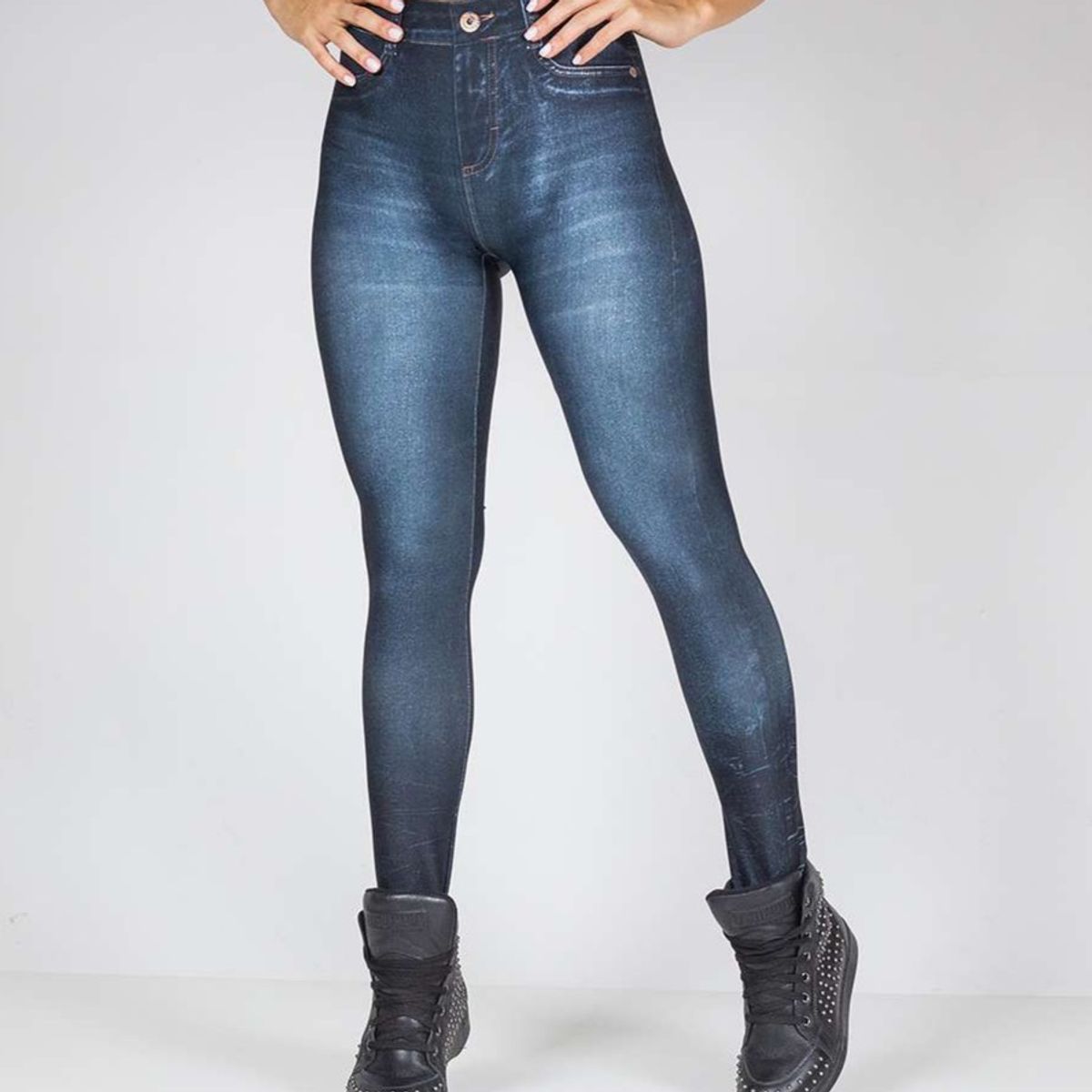 legging jeans labellamafia