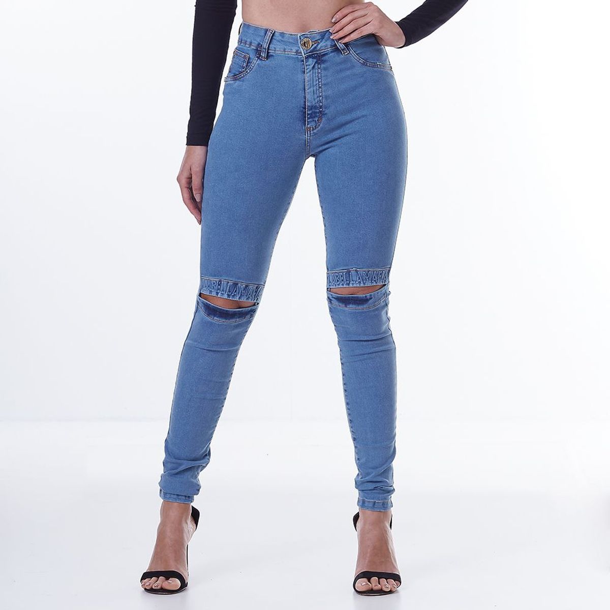 calça jeans labellamafia