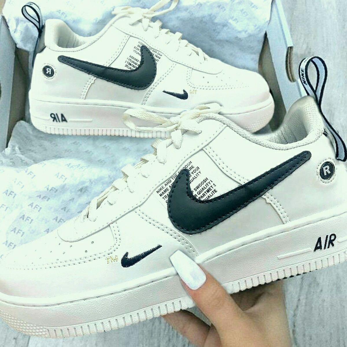 tenis nike air branco feminino