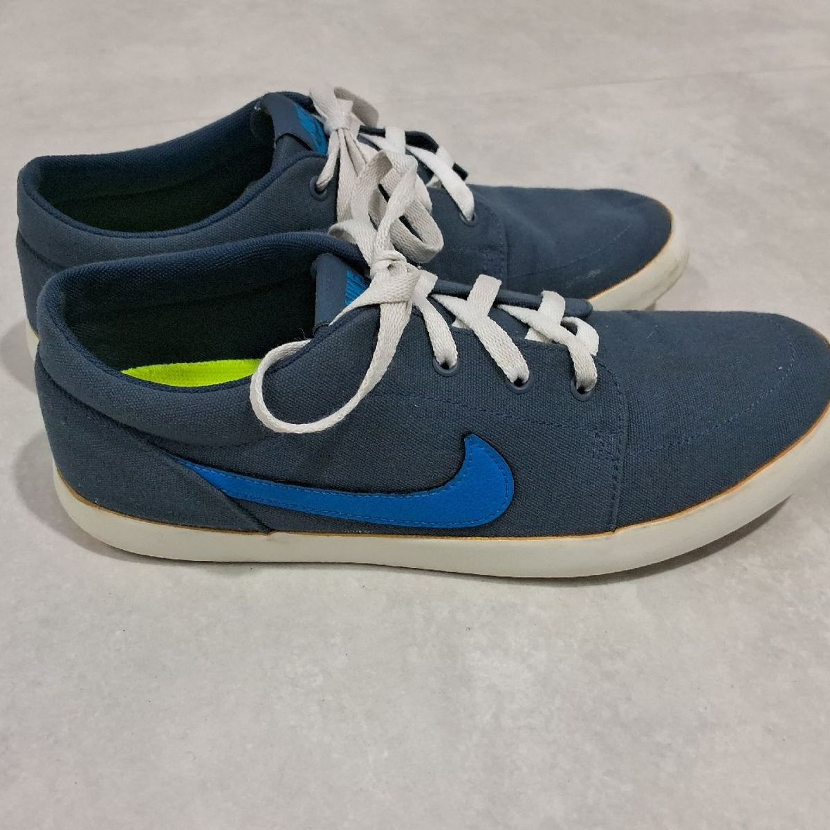 Tenis Nike Sportswear Futslide Cnvs Azul Nike Usado 108149748 enjoei