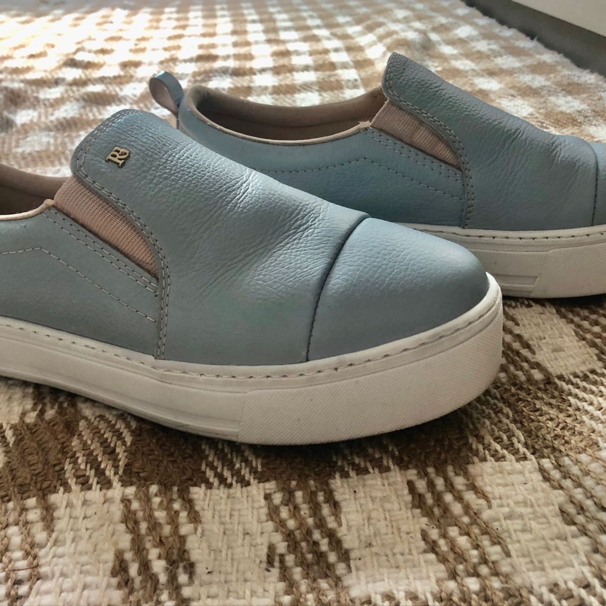 tênis slip on raphaella booz flatform feminino