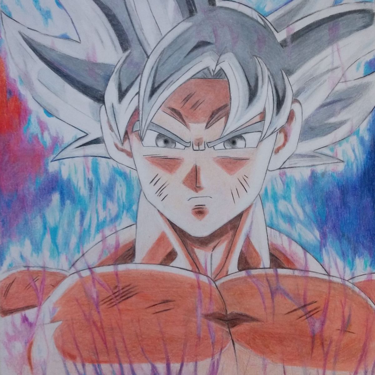 Desenho de Goku pintado e colorido por Usuário não registrado o dia 20 de  Janeiro do 2019