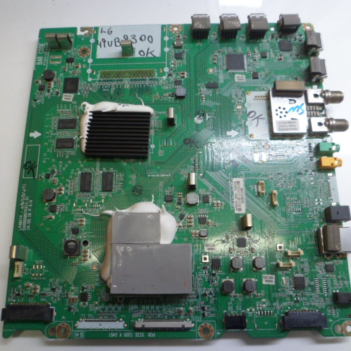 Placa Principal Eax66085703(1.0) Compativel P Tv Lg 49ub8300 Placa Principal Eax66085703(1.0) Compativel P Tv Lg 49ub8300