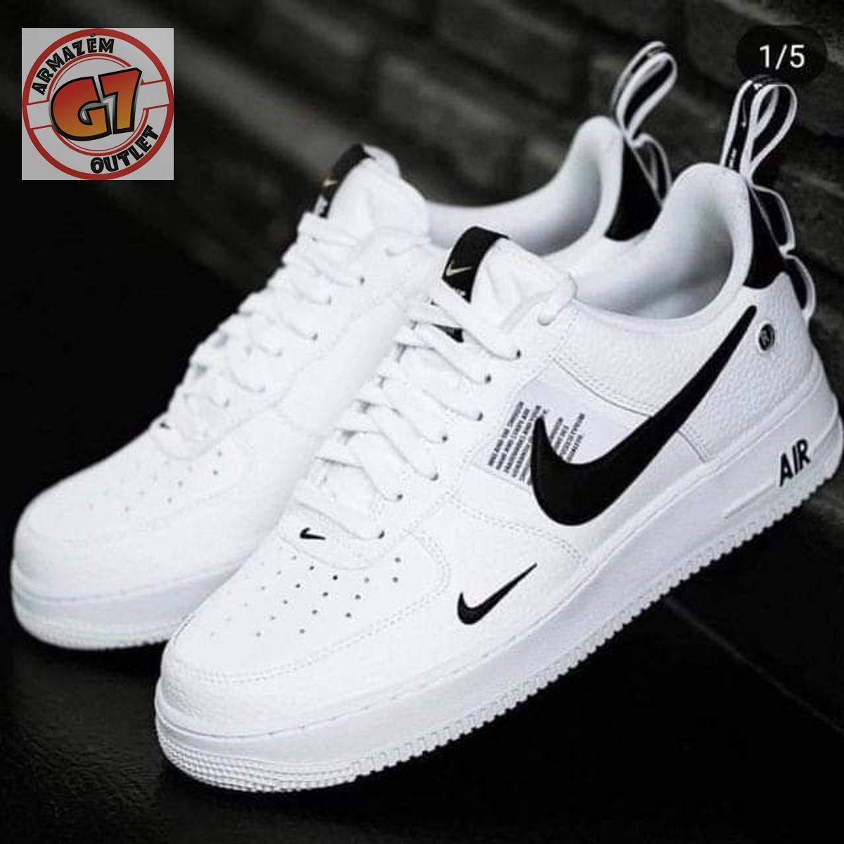 tenis da nike feminino preto com branco