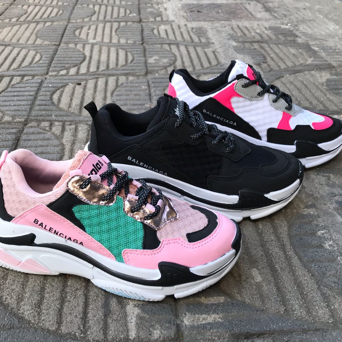 tenis balenciaga rosa