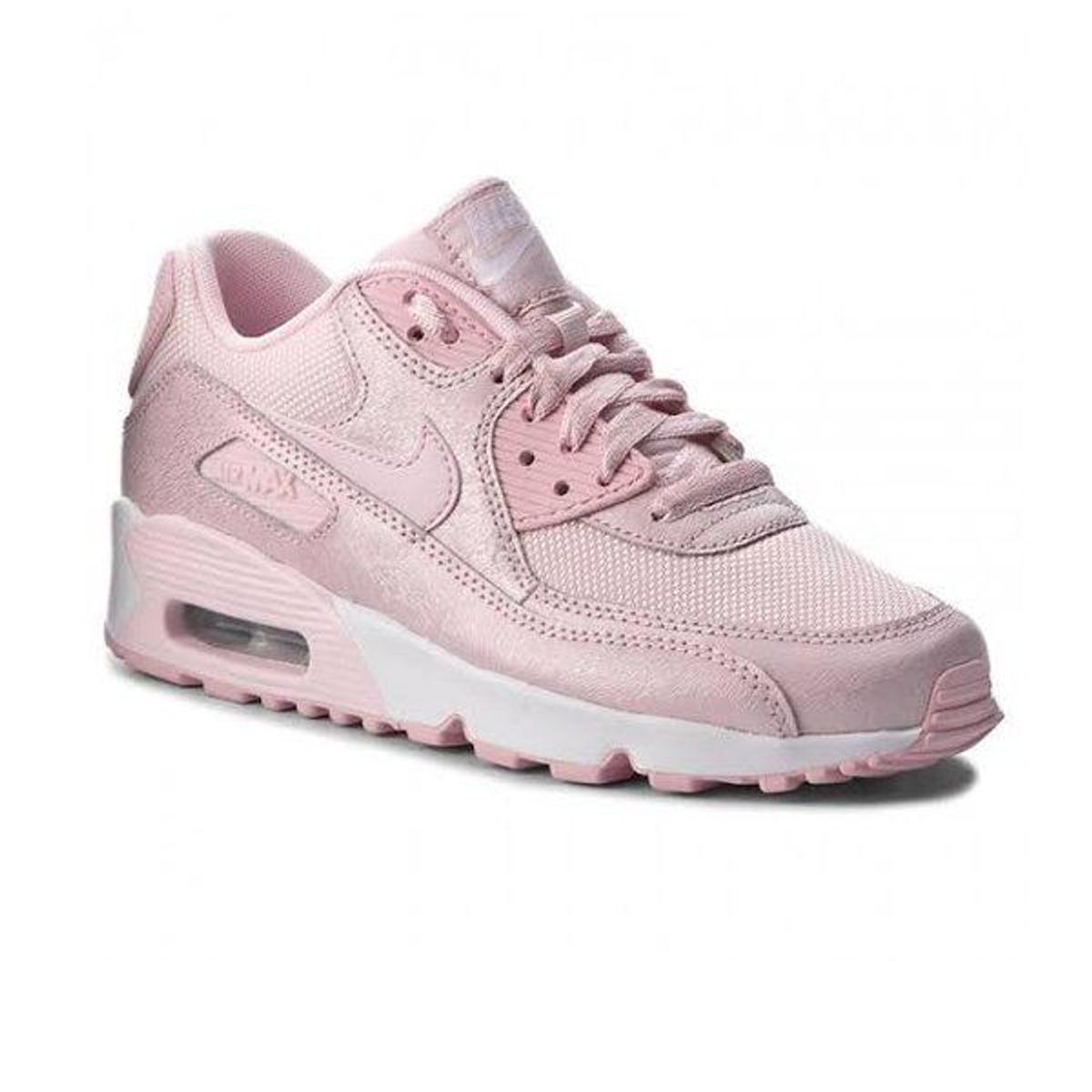 air max 90 feminino rosa e branco