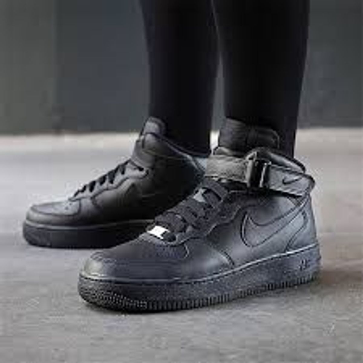 nike air force cano alto preto