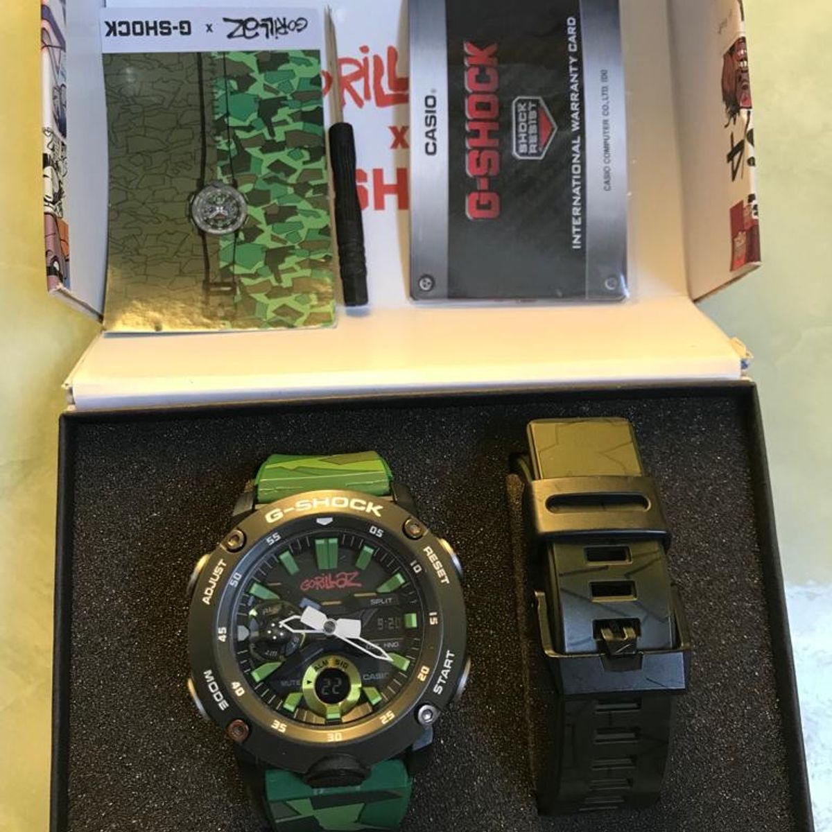 Relógio G-Shock Ga-2000gz-3adr Collab Gorillaz *Edição Limitada