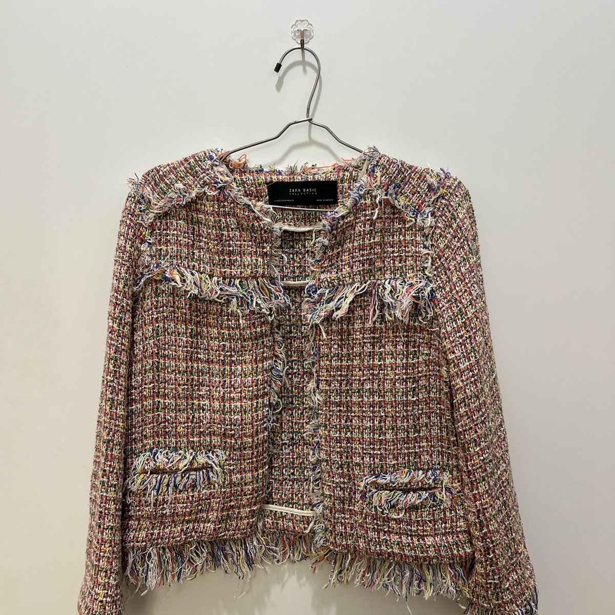 ⭐︎新品⭐︎CLANE NO COLOR TWEED JACKET FW24P_SACAI_TWEEDJACKET_OFFWHI