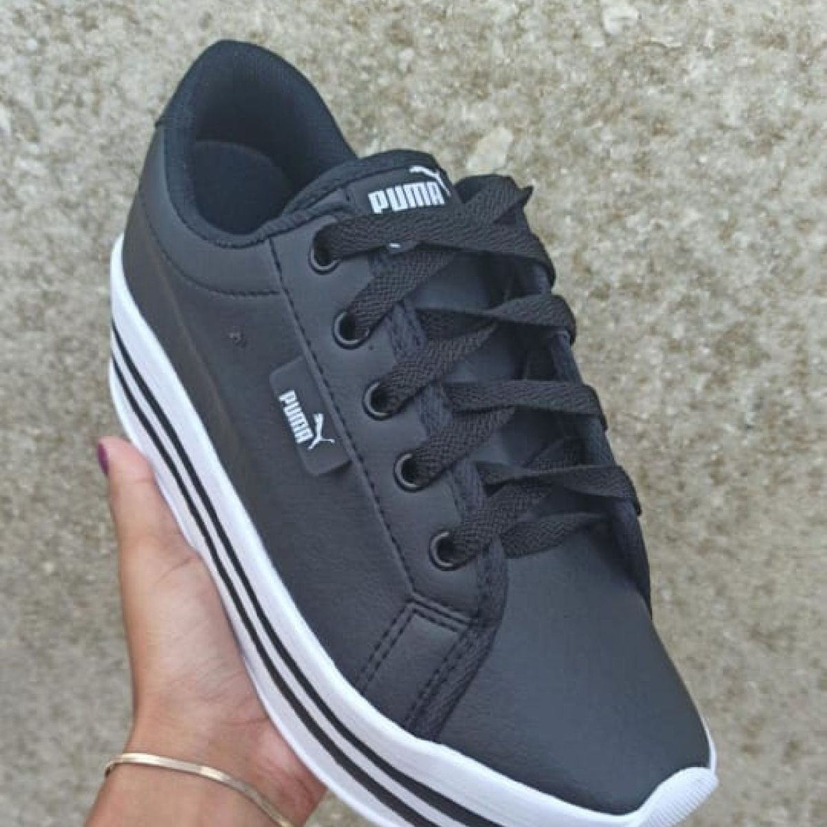 tenis puma sola alta