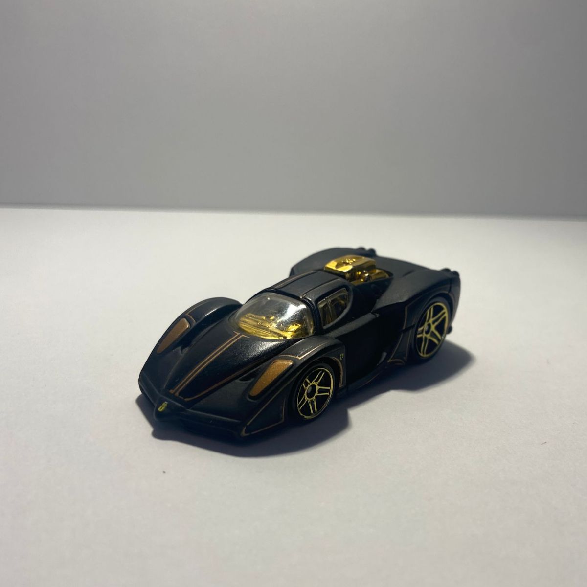 Hot Wheels Enzo Ferrari Preto Fosco Tooned | Hot Wheels Usado