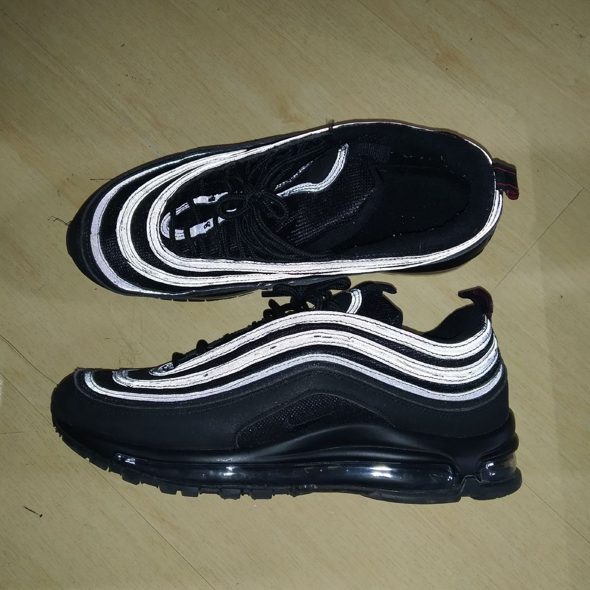 air max 97 refletivo preto