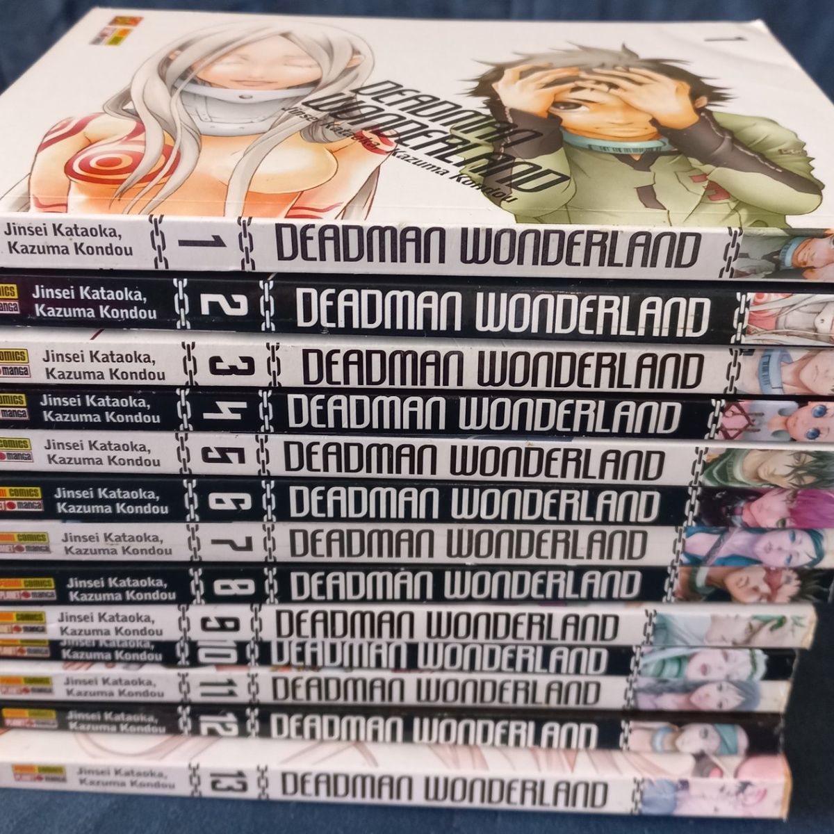 deadman 会報 13冊セット Manga Deadman Wonderland - Completo - 13 Volumes | Livro Panini