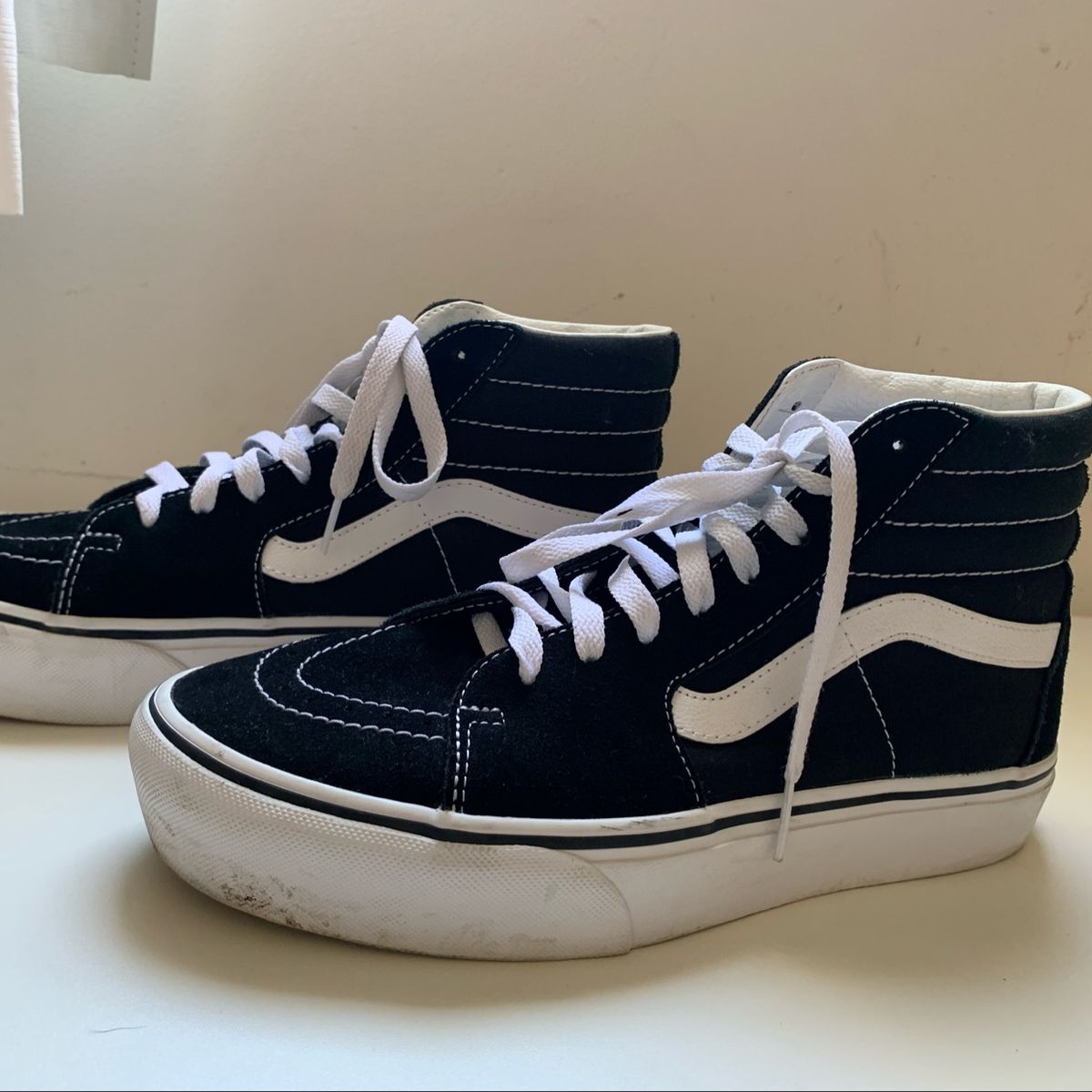 vans cano alto plataforma