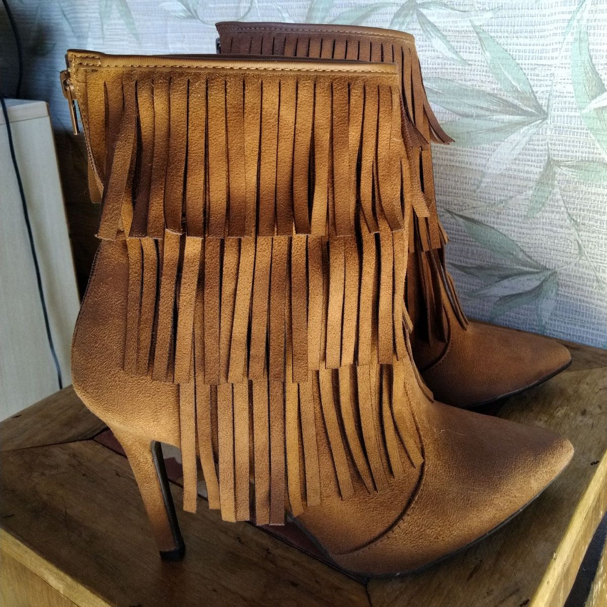 bota meia acetinada vizzano