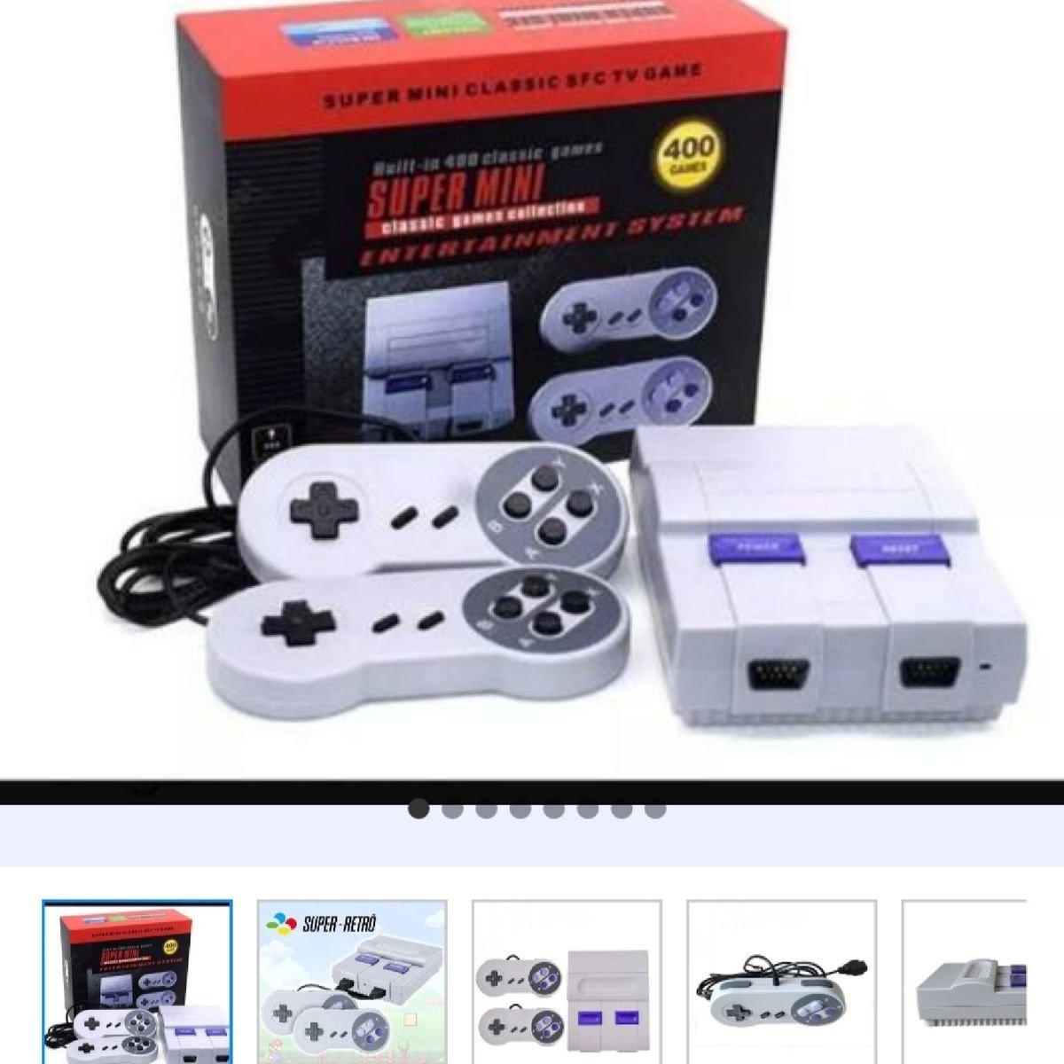 Super Nintendo Retrô Portátil + de 5500 Jogos e 2 Controles – DFR OFERTAS