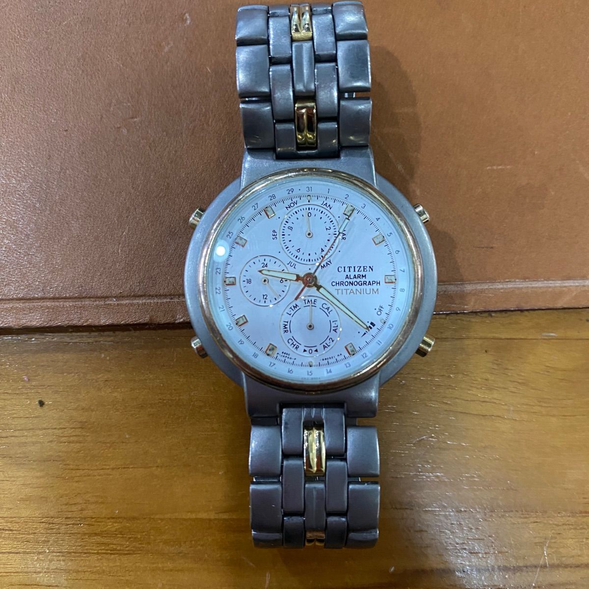 Citizen Alarm Chronograph Titanium Relogio Masculino Citizen Usado 89749745 enjoei