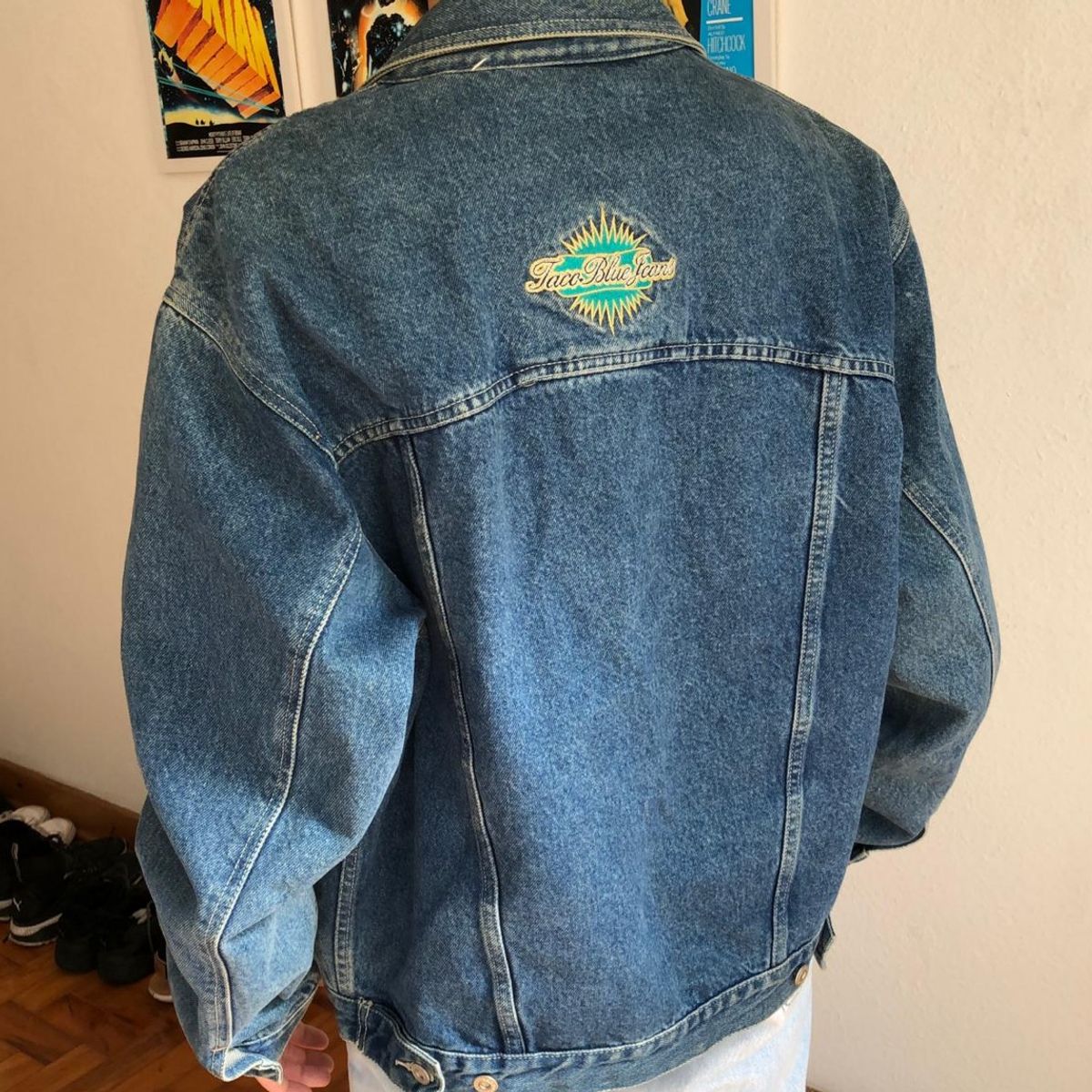 jaqueta jeans masculina taco