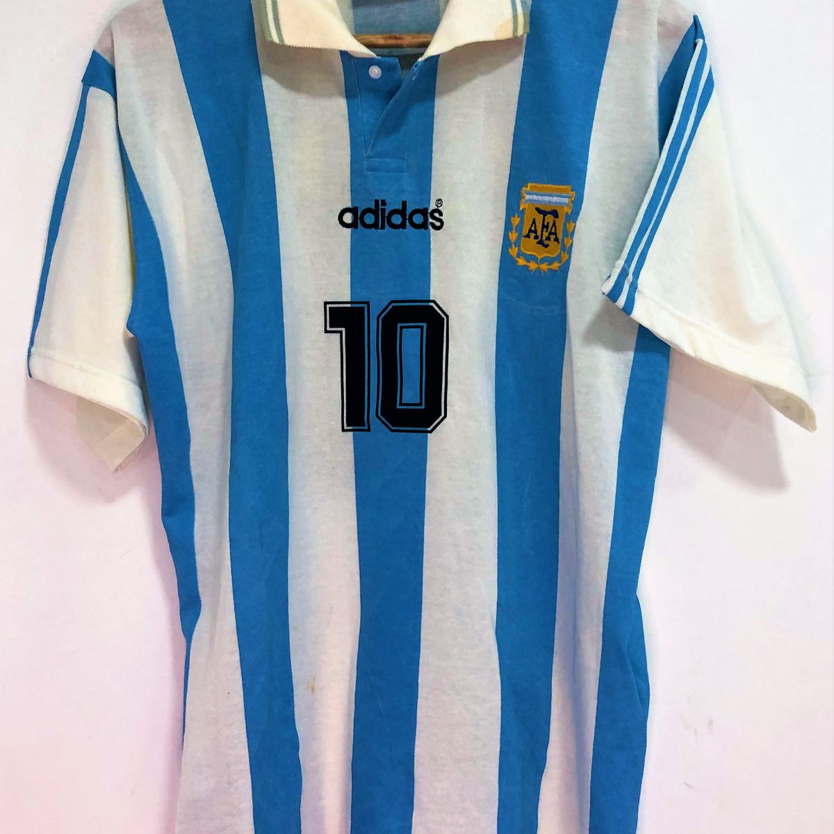 Camisa Argentina Copa do Mundo 1994 Maradona #10 Original | Roupa