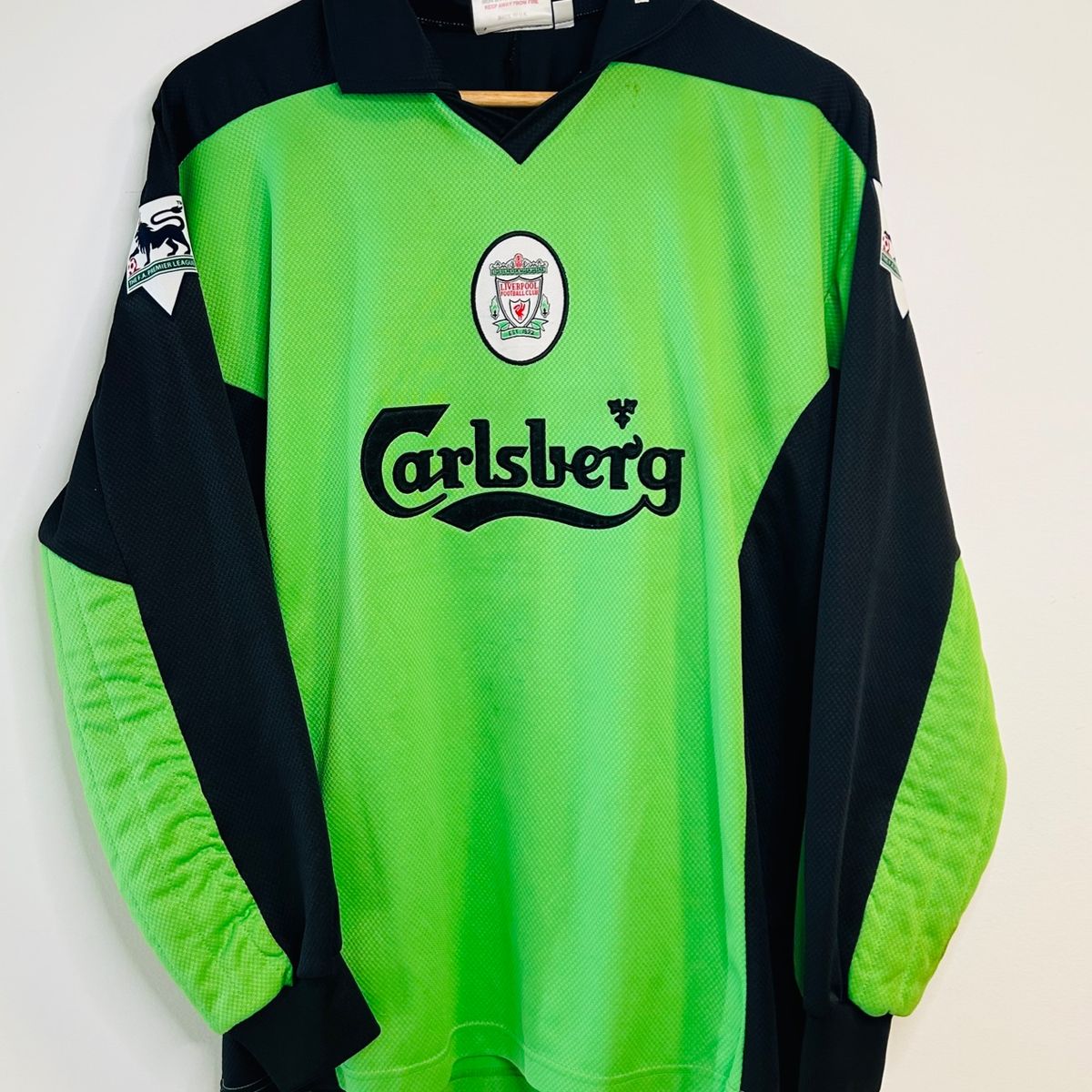 Camisa Liverpool 1997/98 Goleiro Dudek #1 Premier League | Reebok