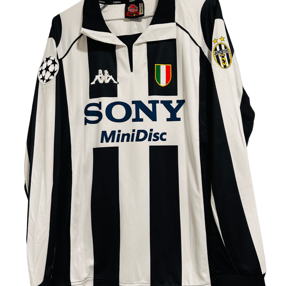 Camisa Juventus 1997/98 Zidane #21 Champions Mangas Longas | Roupa