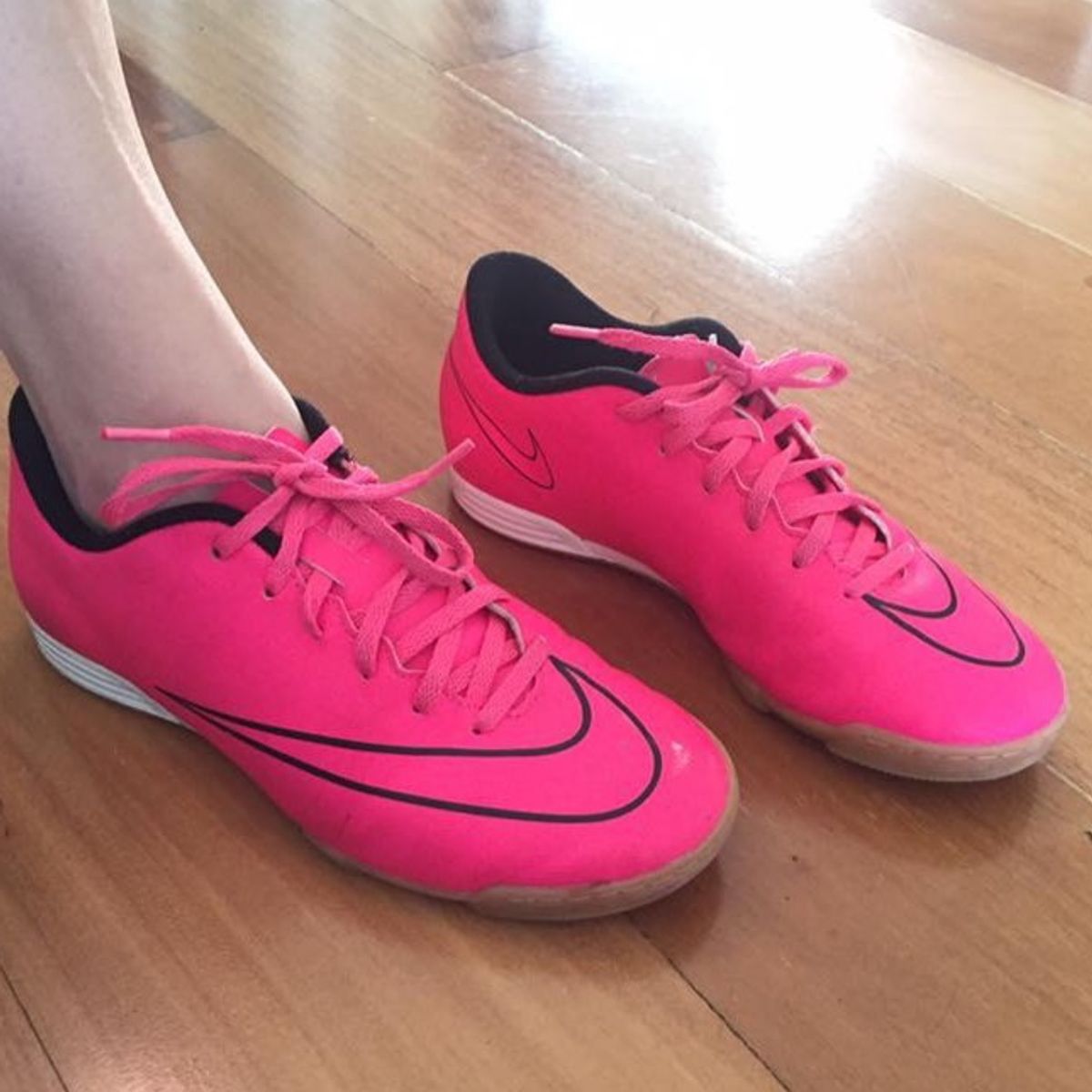Chuteira Rosa Nike T nis Feminino Nike Nunca Usado 34594139 enjoei