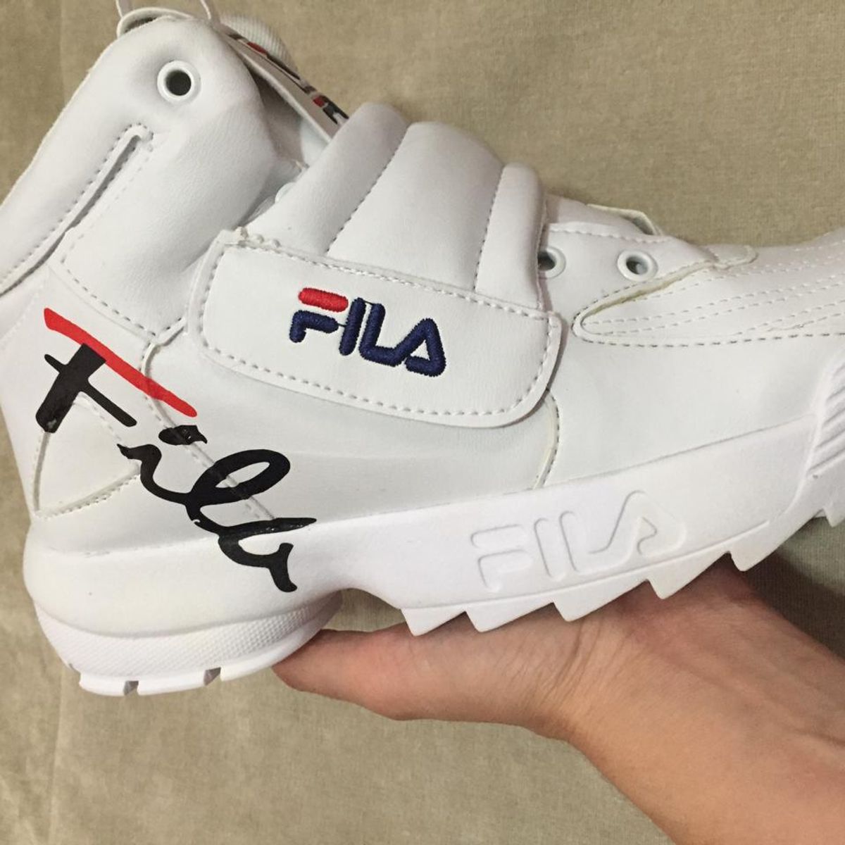 botinha da fila branca