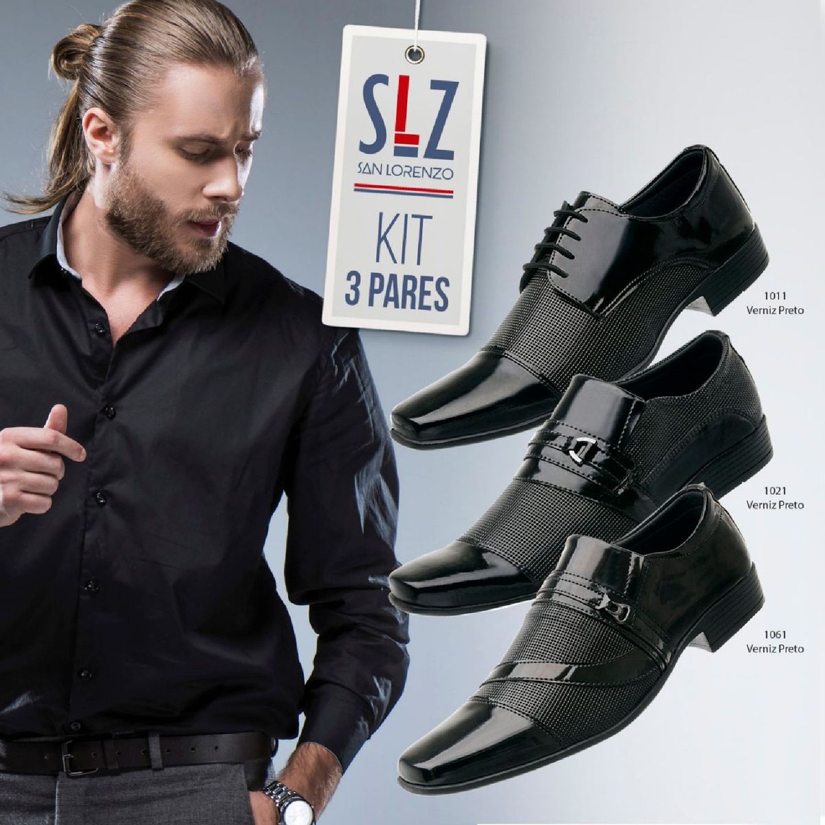 3 sapatos