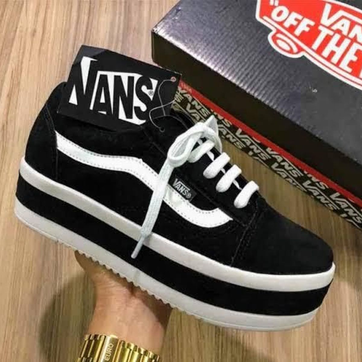 Tenis vans best sale feminino plataforma