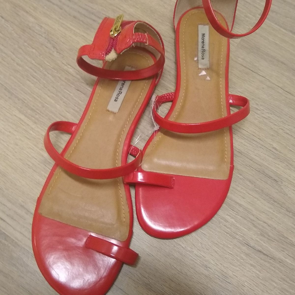 sandalia rasteira morena rosa