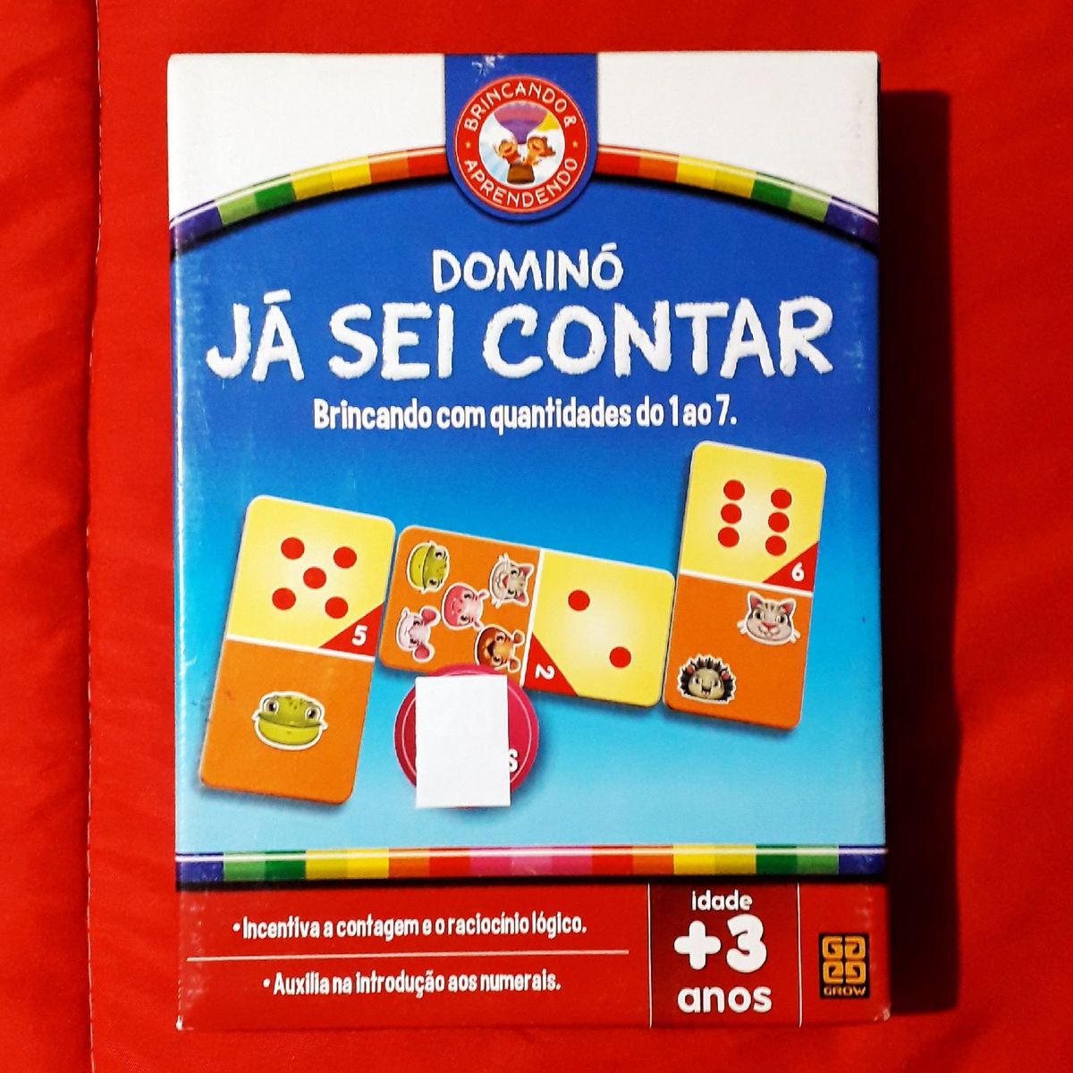 Jogo Dominó Já Sei Contar - Loja Grow