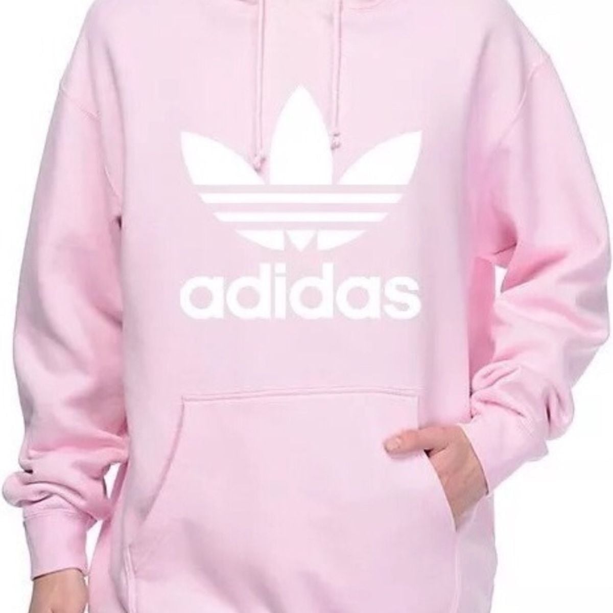 moletom rosa bebe adidas